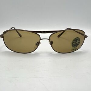 Ray Ban RB 8016 Sunglasses 61-13 G15 Brown Lens Metal